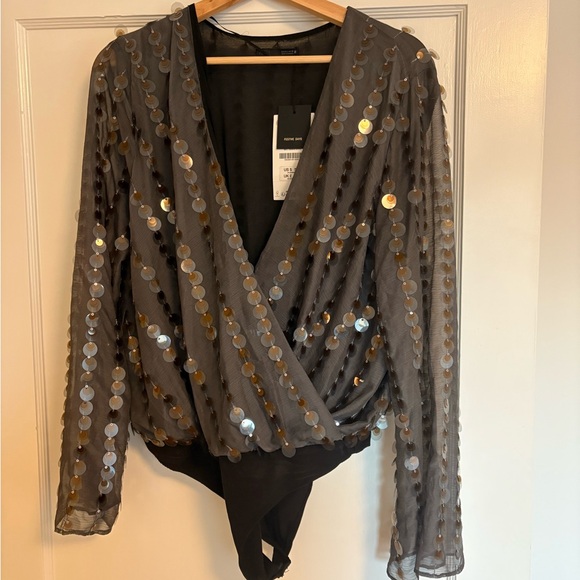 Zara sequin body suit NWT - Picture 4 of 6